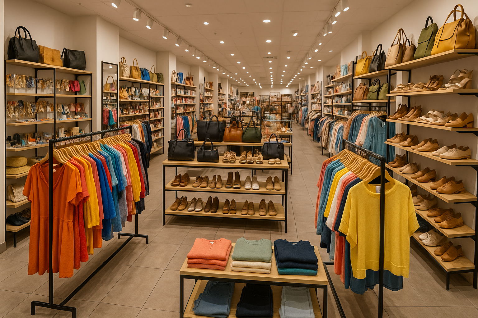 UNE BOUTIQUE AVEC BEAUCOUP DE PRODUIT